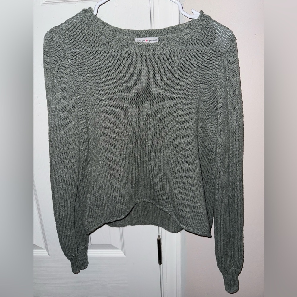 Green knit Sweater